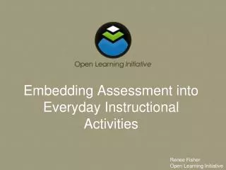 Embedding Assessment into Everyday Instructional Activities