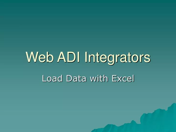 web adi integrators
