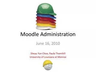 Moodle Administration