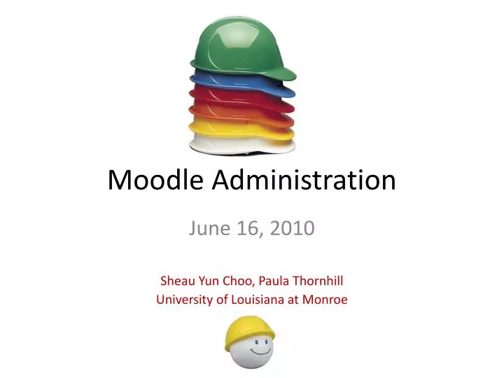moodle administration