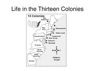Life in the Thirteen Colonies