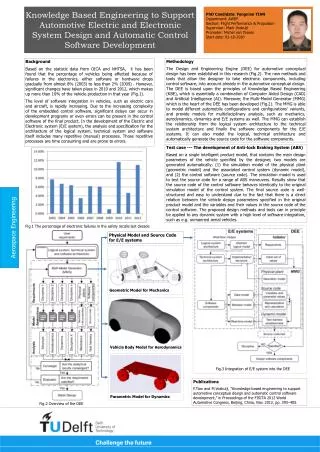 Knowledge Based Engineering to Support Automotive Electric and Electronic System Design and Automatic Control Software