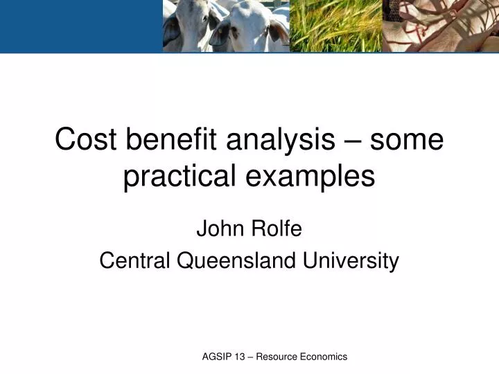 cost benefit analysis some practical examples