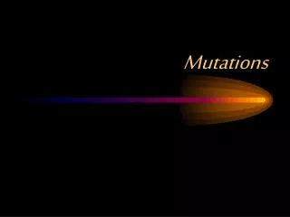 Mutations