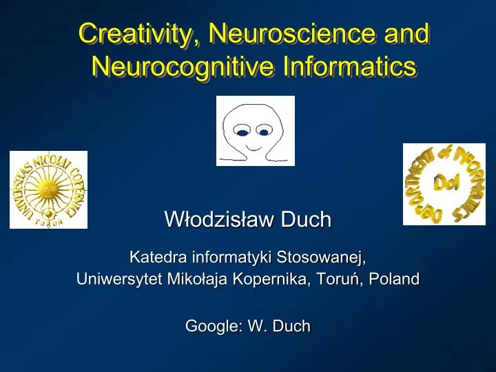 creativity neuroscience and neurocognitive informatics
