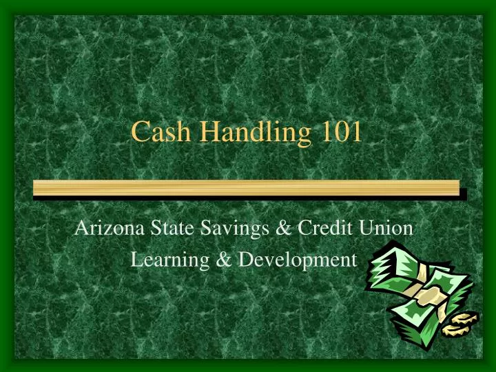 cash handling 101