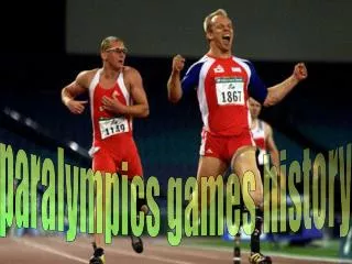 paralympics games history