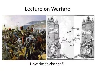 Lecture on Warfare