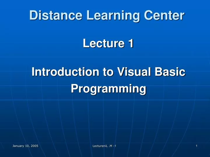 distance learning center