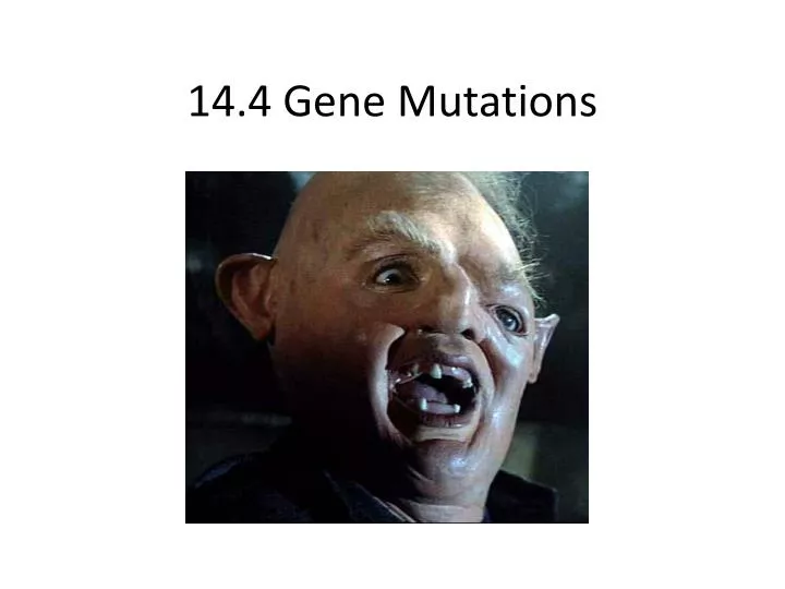 14 4 gene mutations