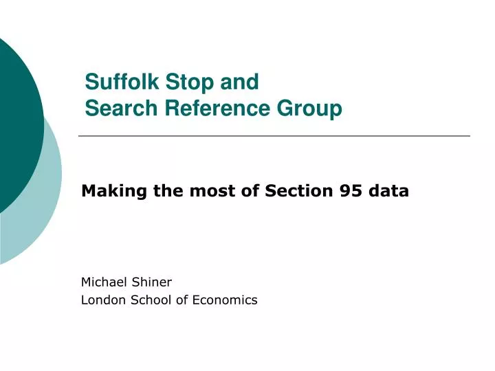 suffolk stop and search reference group