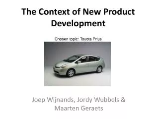 The Context of New Product Development