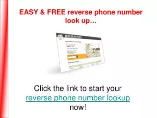 Free Reverse Phone Number Lookup