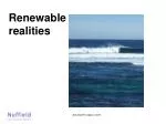 Renewable realities - slide 1