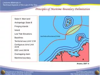 Principles of Maritime Boundary Delimitation
