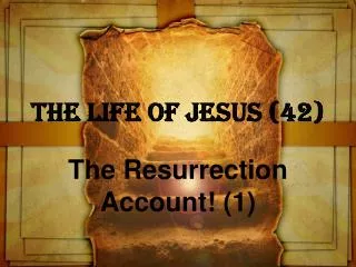 The Life of Jesus (42)