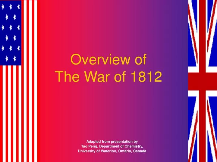 overview of the war of 1812