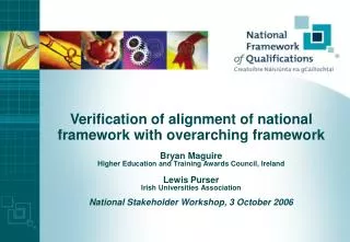 Verification of compatibility with EHEA framework