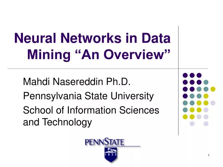 neural networks in data mining an overview