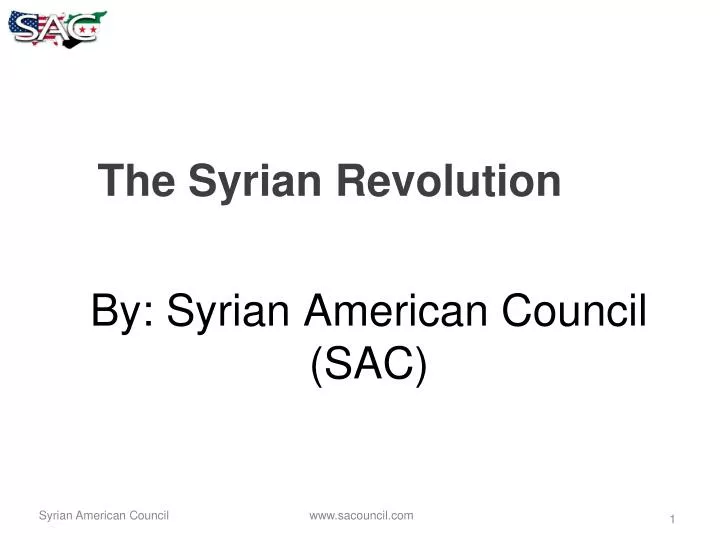by syrian american council sac