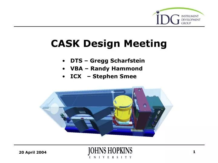 cask design meeting