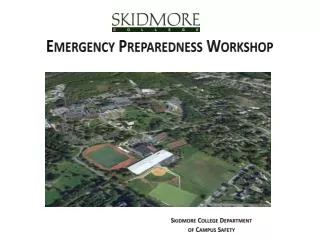 Emergency Preparedness Workshop