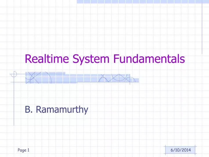 realtime system fundamentals
