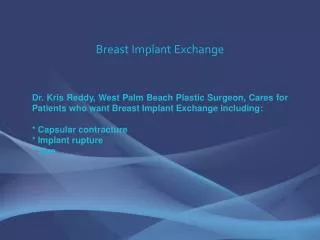 breast implant exchange (breast implant revision)
