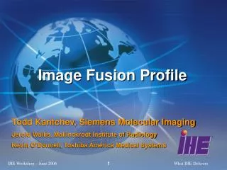 Image Fusion Profile