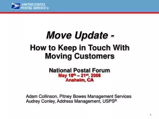 Move Update - How to Keep in Touch With Moving Customers