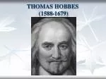THOMAS HOBBES (1588-1679) - slide 1