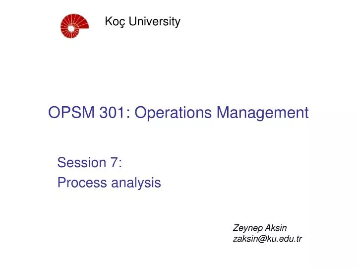 opsm 3 0 1 operations management