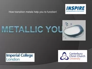 how transition metals help you to function