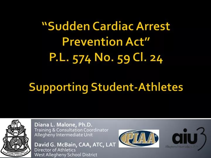 sudden cardiac arrest prevention act p l 574 no 59 cl 24 supporting student athletes