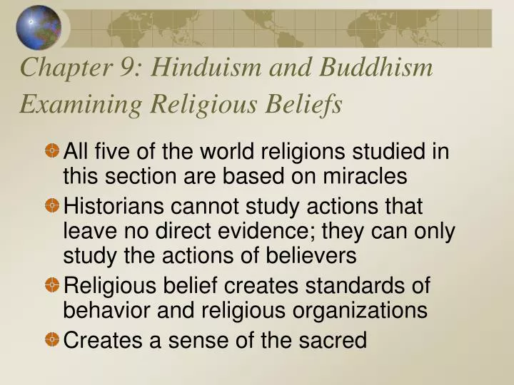 chapter 9 hinduism and buddhism examining religious beliefs