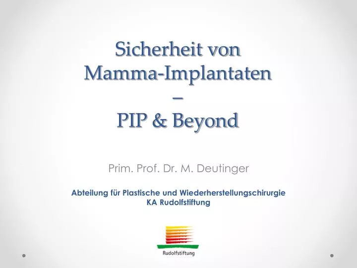 sicherheit von mamma implantaten pip beyond