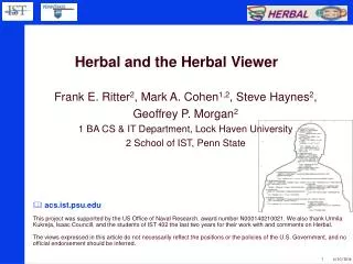 Herbal and the Herbal Viewer