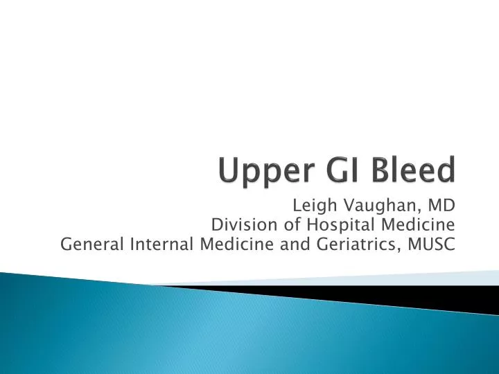 upper gi bleed