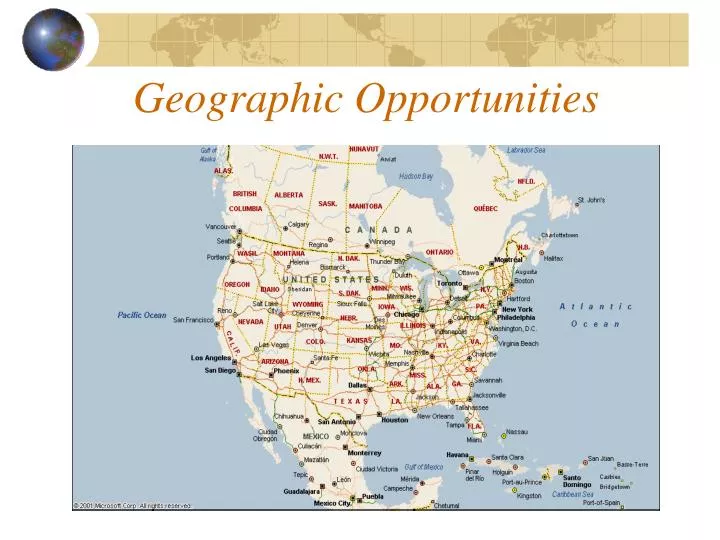 geographic opportunities