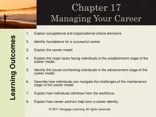Chapter 17 Managing Your Career
