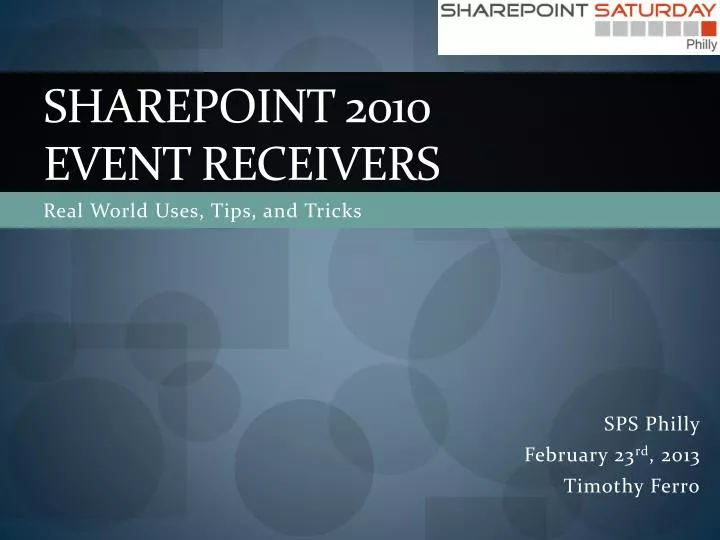 sharepoint 2010 event receivers