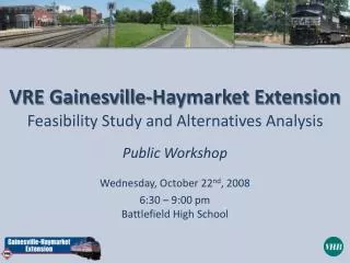 VRE Gainesville-Haymarket Extension