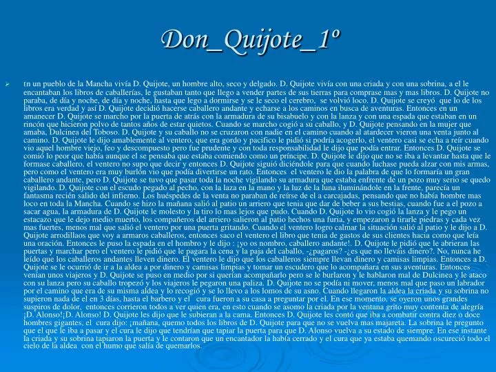don quijote 1