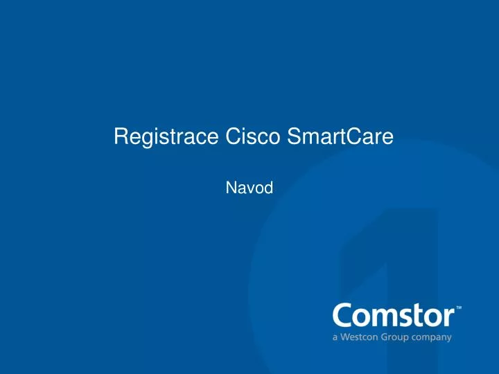 registrace cisco smartcare