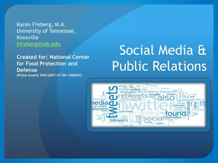 social media public relations