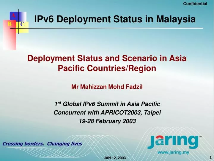 ipv6 deployment status in malaysia