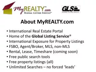 About MyREALTY.com