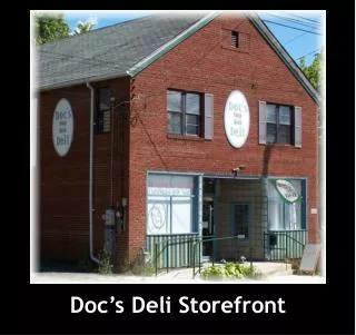 Doc’s Deli Storefront