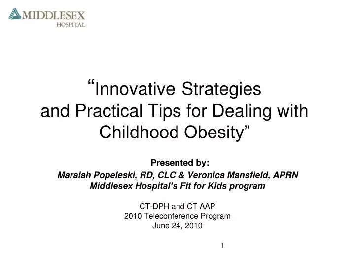 innovative strategies and practical tips for dealing with childhood obesity