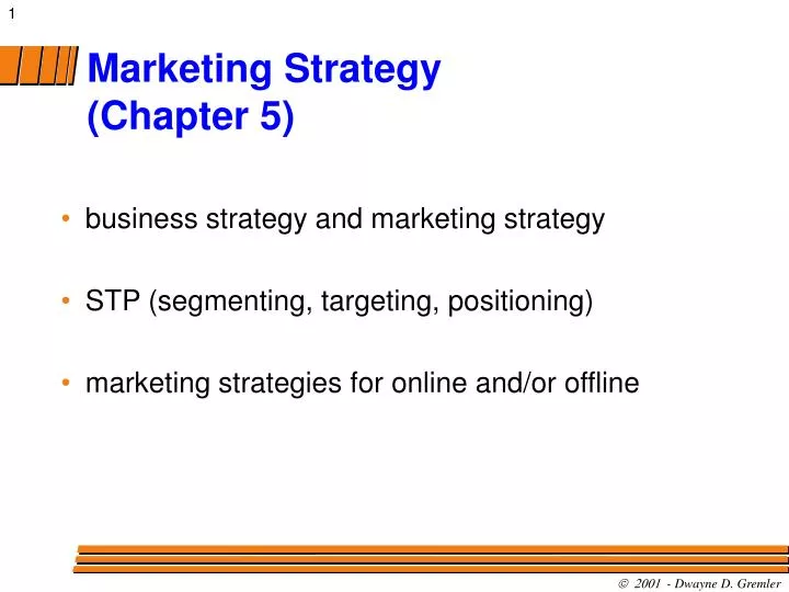 marketing strategy chapter 5